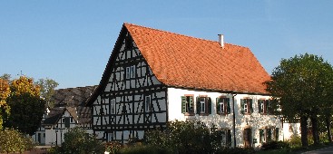 nördliche Gebäude der Rehhütte in Limburgerhof